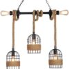 Lustre Créatif Corde Art Lampe Suspendue Maison Restaurant Café Bar Décoration Lustre Suspendu E26 Luminaire Intérieur