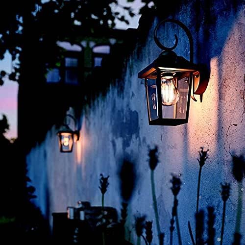 Lanterne murale vintage Philips myGarden Buzzard, pour l'extérieur, la maison et l'éclairage de jardin, noir, nécessite 1 ampoule E27 de 60 W.