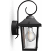 Lanterne murale vintage Philips myGarden Buzzard, pour l'extérieur, la maison et l'éclairage de jardin, noir, nécessite 1 ampoule E27 de 60 W.