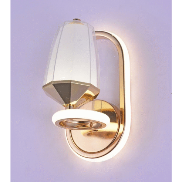 Luxe Léger Mur D'arrière-plan Lampe Mura,Lampe De Chevet,Chambre Lumière D'escalier,E27+LED Nordique Luxe Léger Salon Lampe De Mur De Cristal,Moderne Concis Allée Lumièr