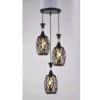Lustre 3 bras, Design Moderne, Luminaire Décoratif de Plafond