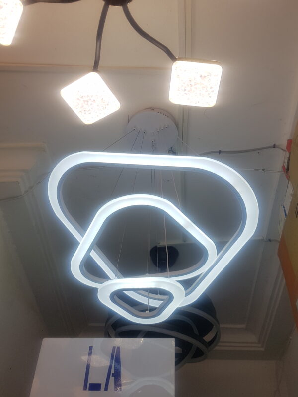 Anneau Irrégulier Moderne Salon Salle À Manger Lustre Doux Lumineux Chambre LED Lampes Suspendues