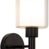 Lampe de chevet murale à tête unique en fer forgé et verre, ronde, installation simple, lampe murale d'intérieur, lampe murale pour café, allée, éclairage d'environnement, paysage, lampe murale décorative de jardin de luxe la plus vendue, élégante