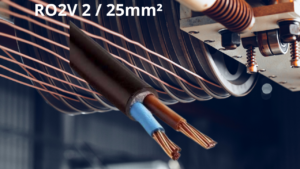 Câble électrique R02V 2X25mm²