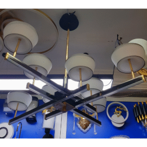 Lustre de ferme rond  en verre pour salle à manger, salon, chambre à coucher et cuisine