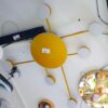 plafonnier Led en forme de tournesol, design nordique moderne, luminaire décoratif d'intérieur, idéal pour un salon, une salle à manger ou une chambre à coucher