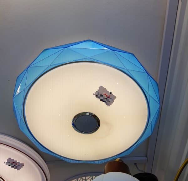 Musique rentable RVB commande vocale par application à gradation continue lampe moderne Led plafonnier lumières de maison intelligente