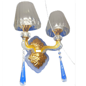 Lampes murales d'intérieur en cristal pour chambre à coucher européenne moderne de luxe avec lampe murale suspendue en cristal K9 pour éclairage de chambre à coucher