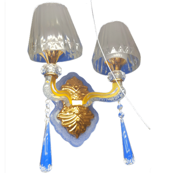 Lampes murales d'intérieur en cristal pour chambre à coucher européenne moderne de luxe avec lampe murale suspendue en cristal K9 pour éclairage de chambre à coucher