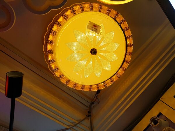 Lustre d'intérieur plafonnier décoratif lampe en cristal restaurant