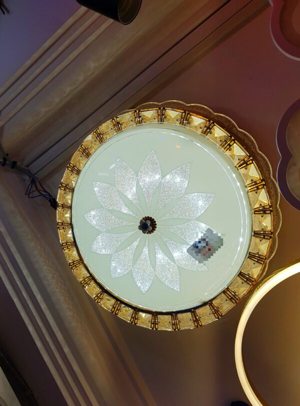 Lustre d'intérieur plafonnier décoratif lampe en cristal restaurant