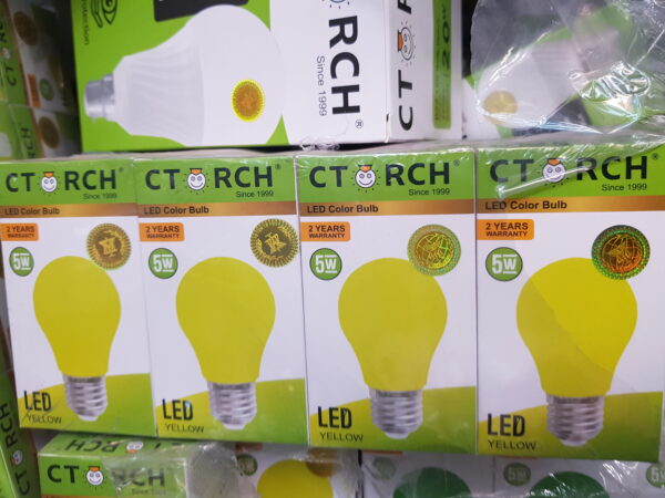 Meilleur Ampoule led de 5W pour décoration maison Bar E27/B22 couleur Jaune