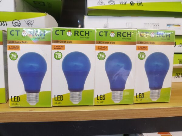 Meilleur Ampoule led de 7W pour décoration maison Bar E27/B22 couleur Bleue