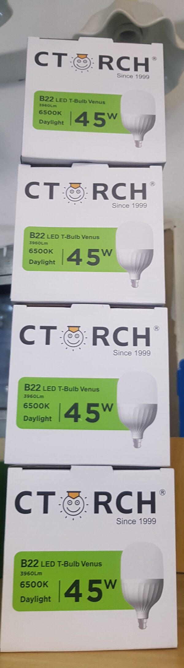 CTORCH ampoule à LED E27 B22 45W Meilleure luminosité Haute luminosité Nouvelle conception Lampes Lumières avec haute qualité