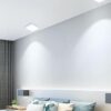 Spot encastré LED de 18W, carré. Lumières ultra-minces. Plafond éclairage intérieur
