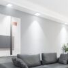 Spot encastré LED de 15W, carré. Lumières ultra-minces. Plafond éclairage intérieur
