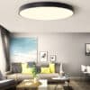 Plafonnier noir pour cuisines, cages d'escalier, chambres