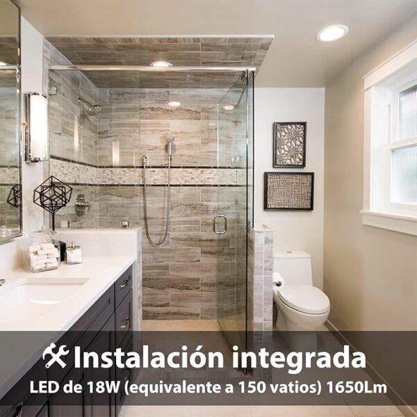 Spot encastré LED, rond de 3W Plafond éclairage intérieur