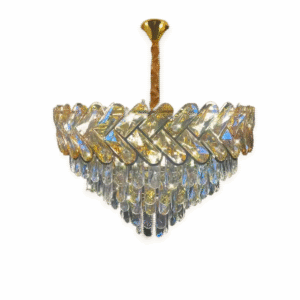 Lustre en cristal moderne de luxe personnalisé salle à manger lustre en or éclairage lampes suspendues pour lustre de salon