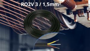 Câble électrique R02V 3X1,5mm²