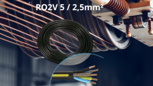 Câble électrique R02V 5X2,5