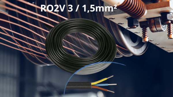 Câble électrique R02V 3X1,5mm²