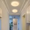 TCHAU Plafonnier LED moderne à encastrer en forme de pétale, blanc chaud 3000 K, 12 W/24 W/36 W/rond créatif proche du plafonnier for chambre à coucher, salon d'enfant, cuisine