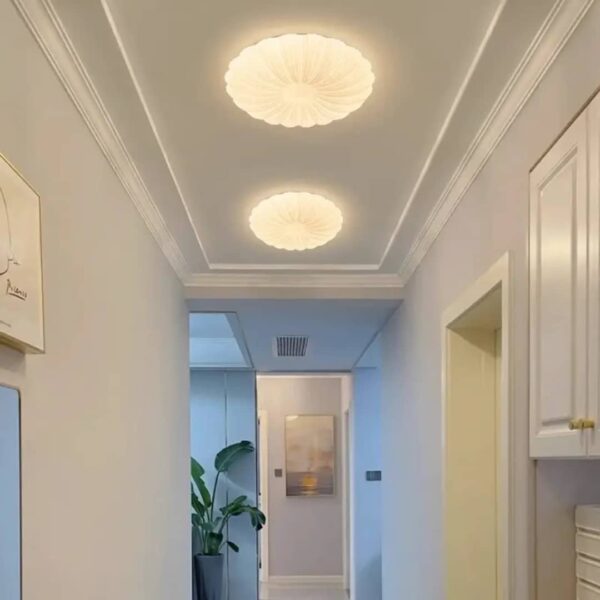 TCHAU Plafonnier LED moderne à encastrer en forme de pétale, blanc chaud 3000 K, 12 W/24 W/36 W/rond créatif proche du plafonnier for chambre à coucher, salon d'enfant, cuisine