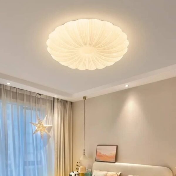 TCHAU Plafonnier LED moderne à encastrer en forme de pétale, blanc chaud 3000 K, 12 W/24 W/36 W/rond créatif proche du plafonnier for chambre à coucher, salon d'enfant, cuisine