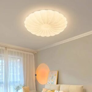 TCHAU Plafonnier LED moderne à encastrer en forme de pétale, blanc chaud 3000 K, 12 W/24 W/36 W/rond créatif proche du plafonnier for chambre à coucher, salon d'enfant, cuisine