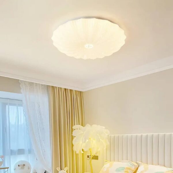TCHAU Plafonnier LED moderne à encastrer en forme de pétale, blanc chaud 3000 K, 12 W/24 W/36 W/rond créatif proche du plafonnier for chambre à coucher, salon d'enfant, cuisine