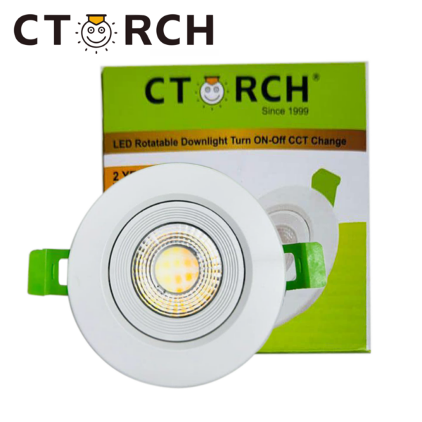 Spot encastré Oriantable 6W à LED CTORCH