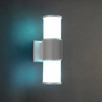 Applique extérieur led cylindrique en aluminium