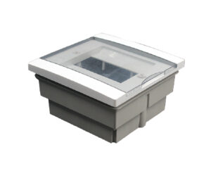 Coffret encastré 6 modules fumé YAKI