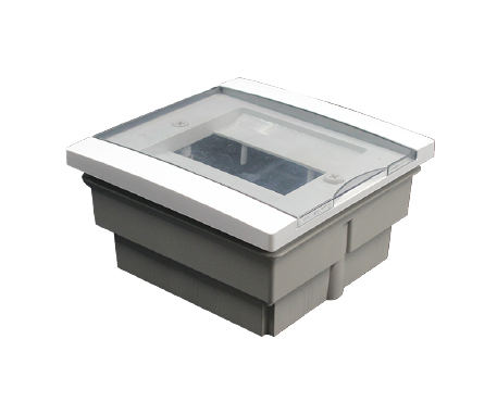 Coffret encastré 6 modules fumé YAKI