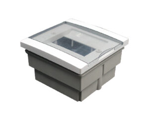 Coffret encastré fumé 4 modules