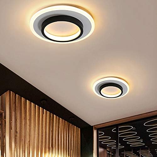 Plafonnier LED rond moderne SPNEC, idéal pour un couloir, une chambre, un plafond ou un restaurant