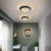 Plafonnier LED rond moderne SPNEC, idéal pour un couloir, une chambre, un plafond ou un restaurant
