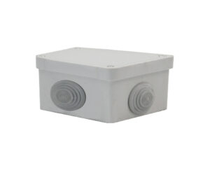 Boîte étanche carrée à couvercle encastré et chicane d’étanchéité 100×100 YAKI