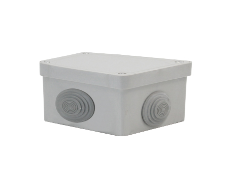 Boîte étanche carrée à couvercle encastré et chicane d’étanchéité 100×100 YAKI
