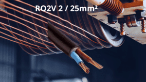 Câble électrique R02V 2X25mm²