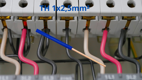 Câble TH 1X2,5MM² Rigide Bleu Sénégal