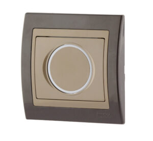 Bouton Poussoir Ingelec Kenzi Marron