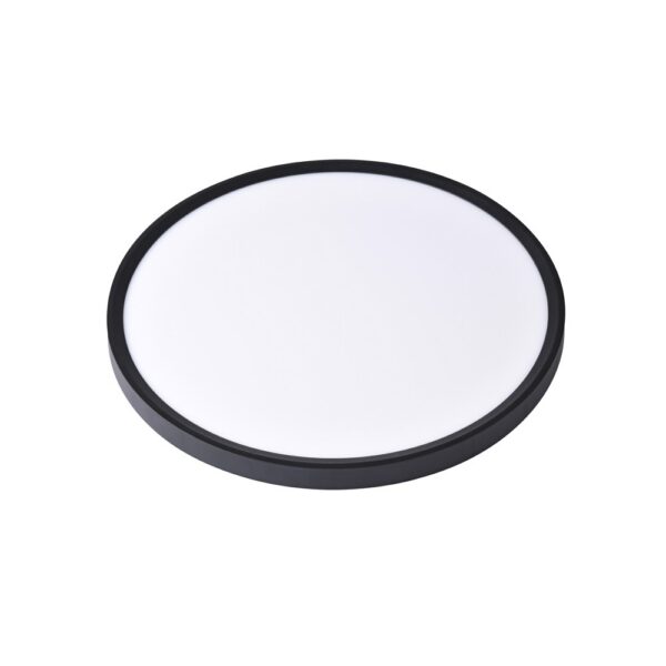 Plafonnier à LED contoir noir Couleur unique