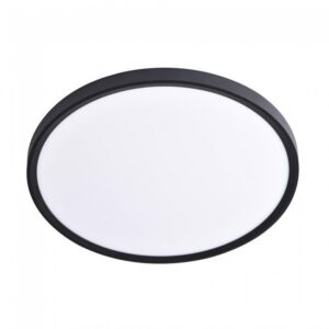 Plafonnier à LED contoir noir Couleur unique