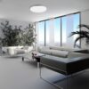Plafonnier LED avec contrôle de teinte 3 Couleurs Contour  blanc
