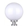 Lampe de clôture Globe PMMA E27 pour décoration de jardin exterieur 150mm