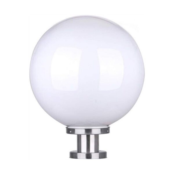 Lampe de clôture Globe PMMA E27 pour décoration de jardin exterieur 150mm