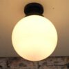 Lampe de clôture Globe PMMA E27 pour décoration de jardin exterieur 300mm