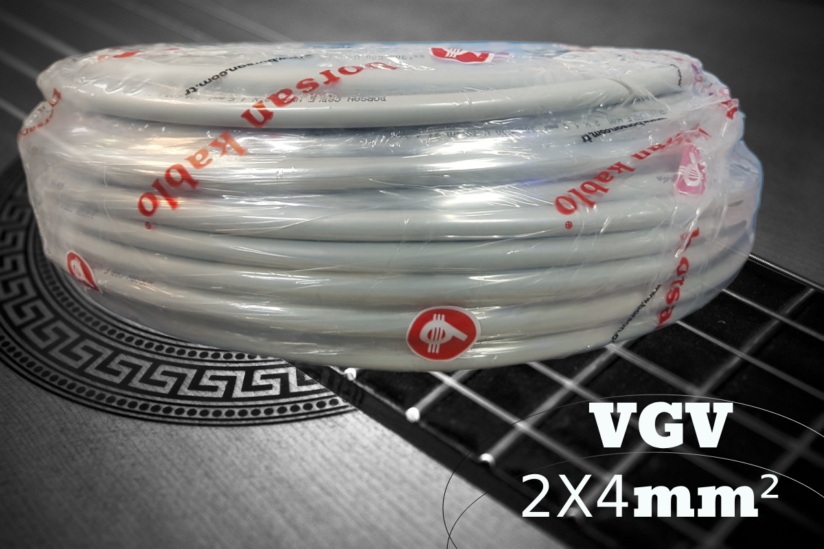 Borsan Câble VGV HO5VV-F 300/500 V 2X4mm² Rigide - La Parole Sarl ...